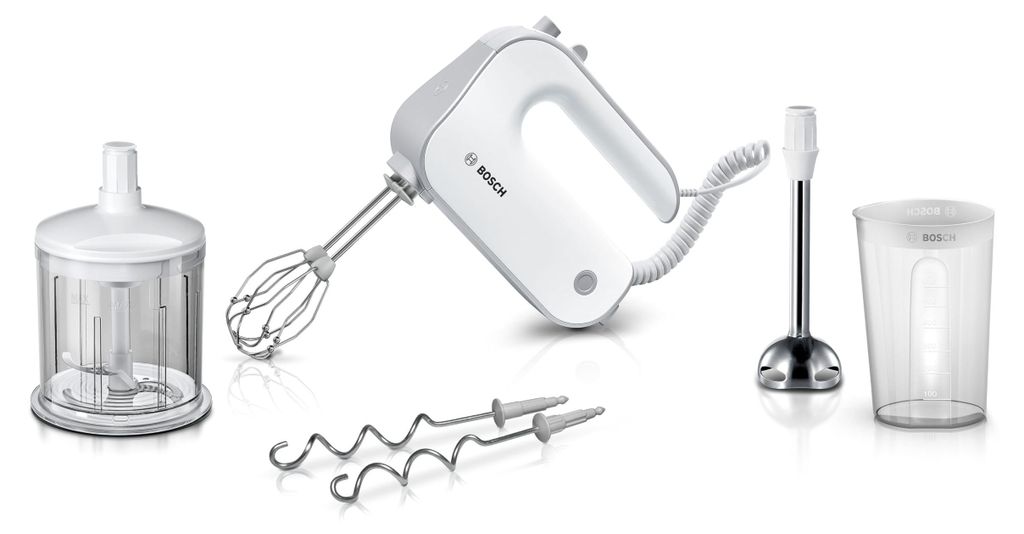 Bosch MFQ 4080 Handmixer - Set, wit/zilver Productafbeelding 
