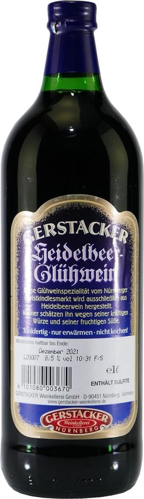 GERSTACKER Heidelbeer-Glühwein Produktbild 