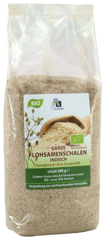 Pula di psillio Avitale indiana biologica, 500 g di pula Immagine del prodotto 
