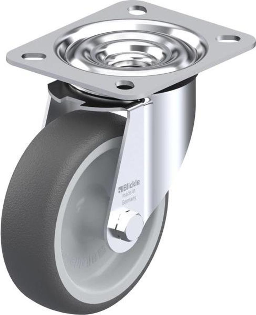 Blickle LE-PATH 100G, Roller, 375 kg, Grau, Deutschland, 1 Stück(e), 125 mm