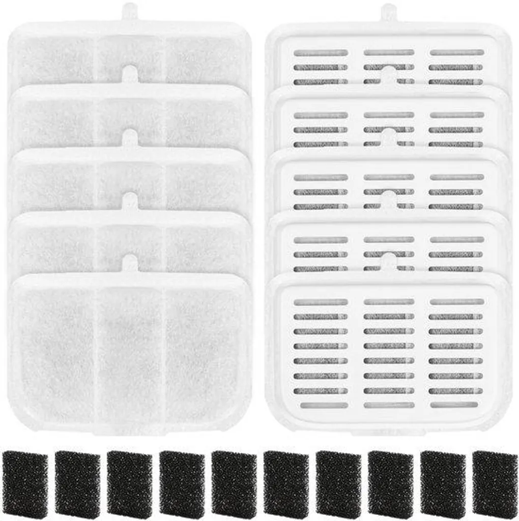 Lot de 10 filtres à charbon actif pour fontaine à eau chat et chien