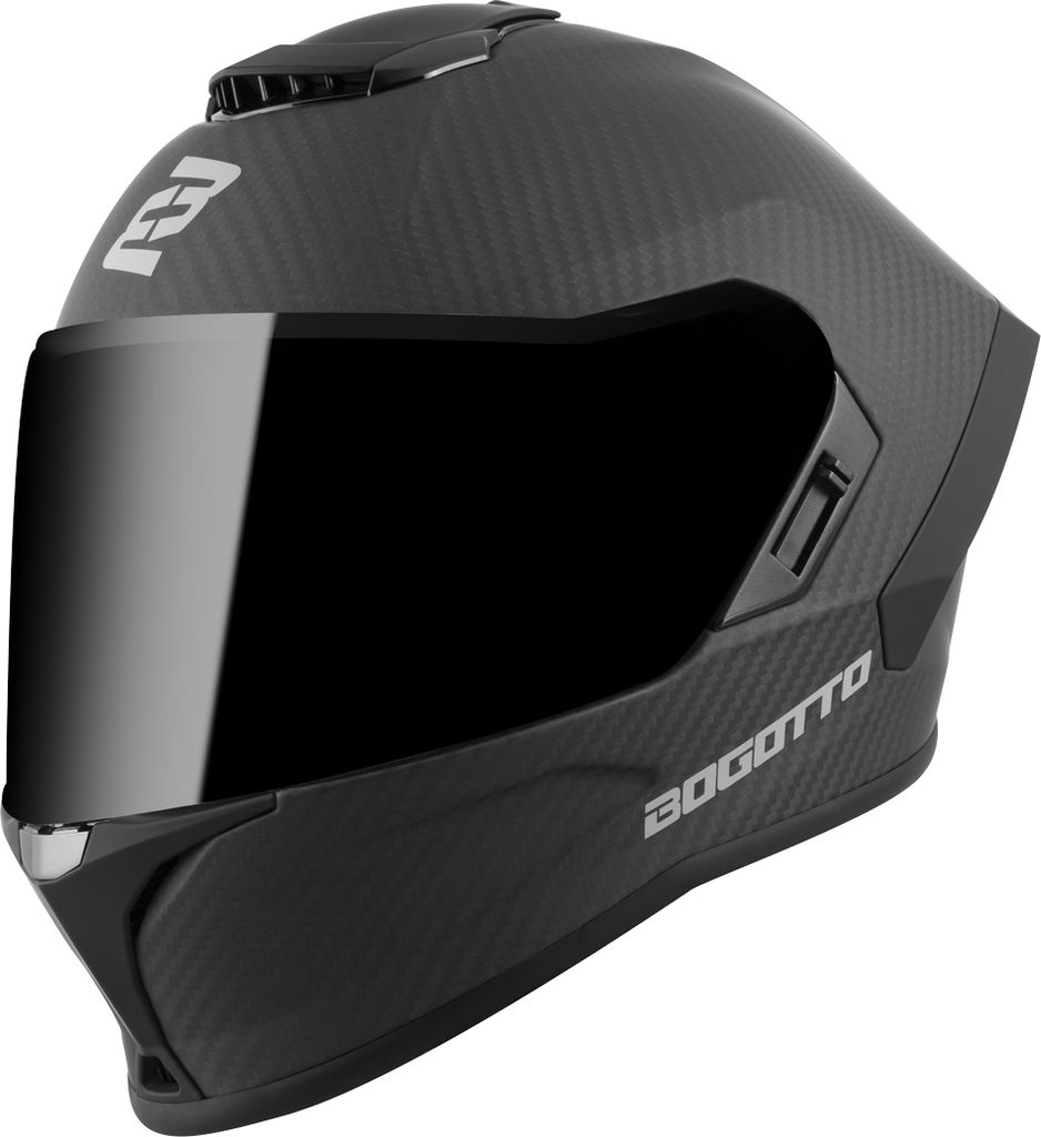 Casco Bogotto Phantom Carbon 6K, nero opaco, XS Immagine del prodotto 