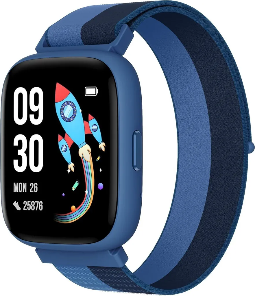 Smartwatch Bambini 1.8" con Contapassi e Cardio: Regalo Sicuro per Ragazzi