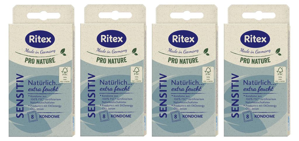 32x Ritex Pro Nature Sensitiv Kondome gefühlsecht extra Produktbild 