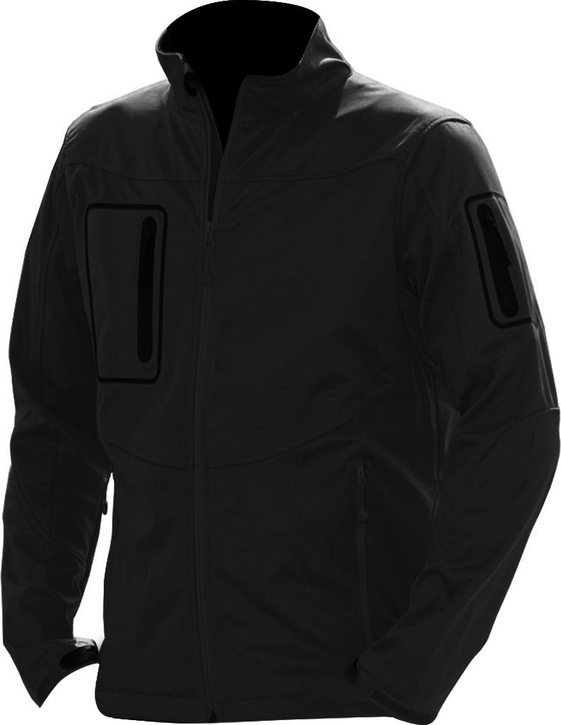 Russell Herren Premium Sport Shell 5000 Performance-Jacke, 3-lagig BC2733 (XS) (Schwarz)