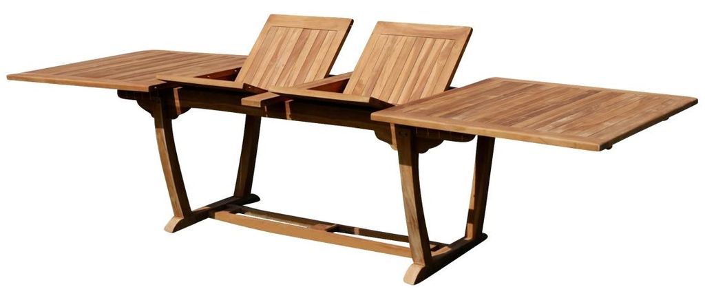 ECHT TEAK XXL Ausziehtisch Holztisch Gartentisch Garten Produktbild 
