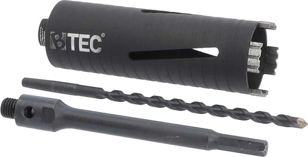 NEXT GENERATION Diamant Bohrkrone Beton Nutzlänge 180 mm 62 mm sechs-Kant lang 200 mm mit Zentrierbohrer