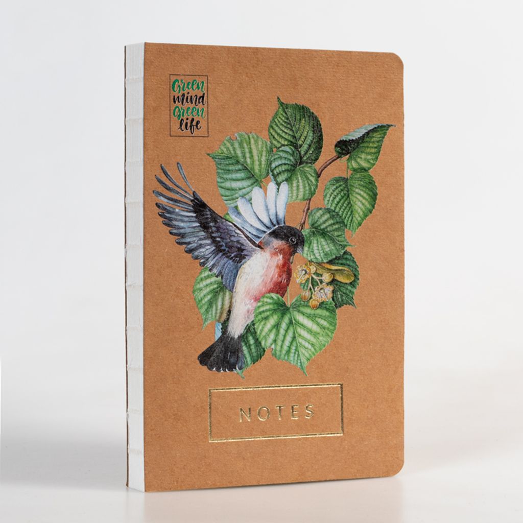 Notes Olcha Olcha Notizbuch, 208 gepunktete Seiten, florales Motiv, flach aufklappbar, Goldschriftzug