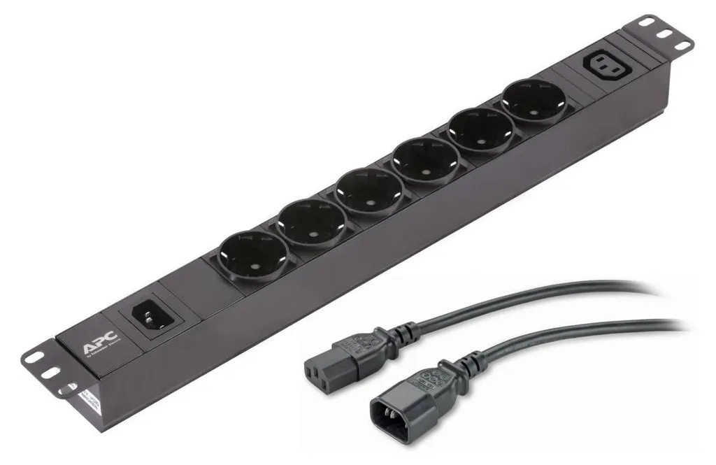 Unité de Distribution APC Easy PDU 1U 10A 6 Prises pour Baie de Brassage