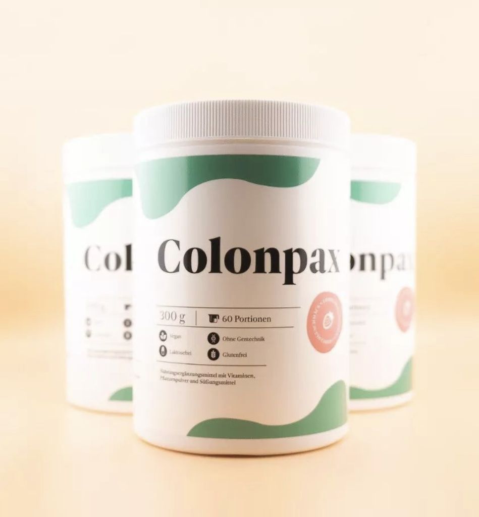 3x Colonpax 300 g Darmgesundheit Ballaststoffe das Original VEGAN
