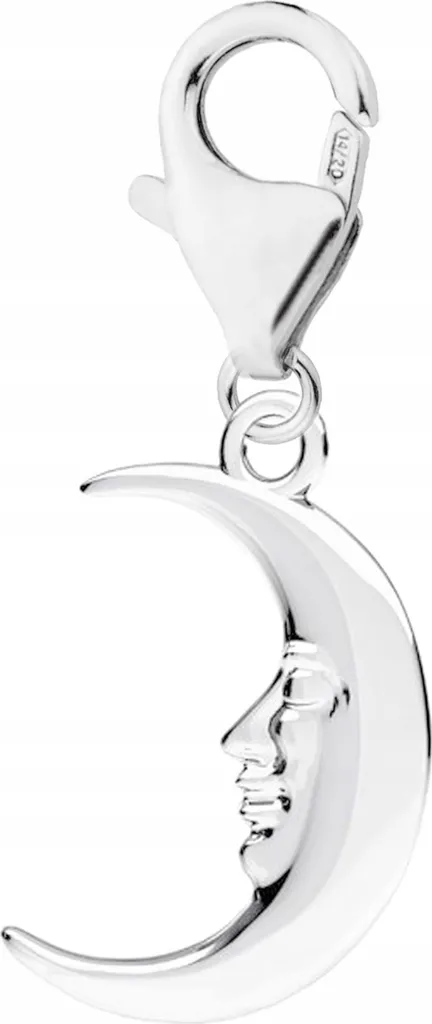 Pendente Luna Notte Argento 925 - Amuleto Wicca Protezione Donna