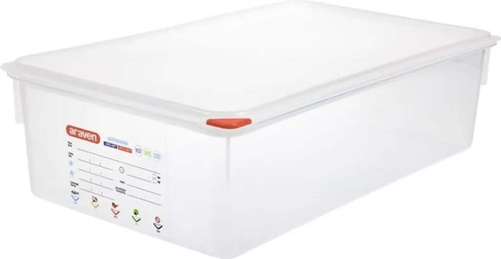 Kit 4 Contenitori Araven 21L GN 1/1: Addio Sprechi in Cucina