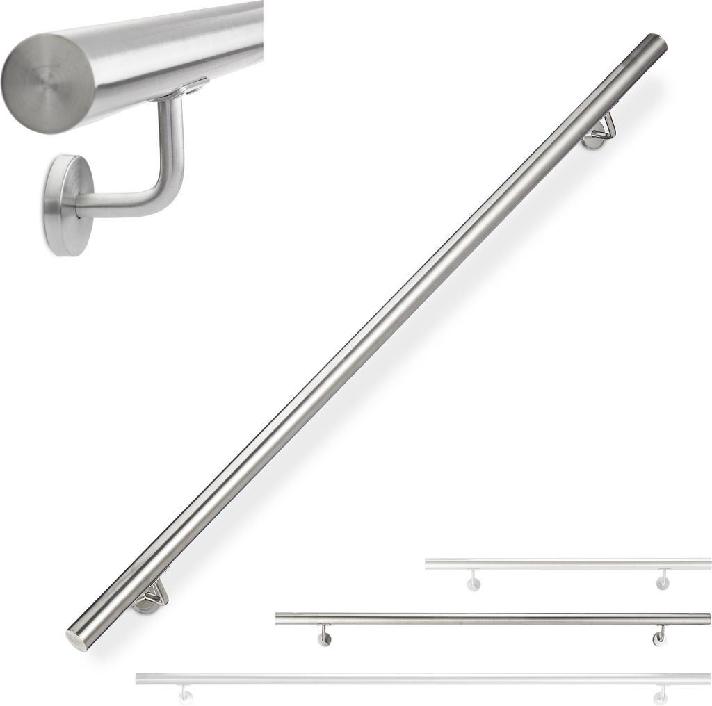 Poręcz ze stali nierdzewnej RD31418, 150 cm Zdjęcie produktu 