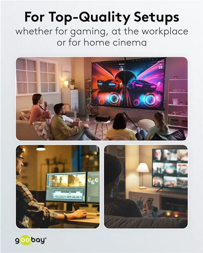 Cavo Goobay USB-C a HDMI 4K 60Hz: Risoluzione Ultra HD per Professionisti - 9