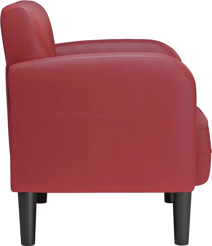 Fauteuil de lecture vin rouge 54 cm pour un coin détente chic et cosy