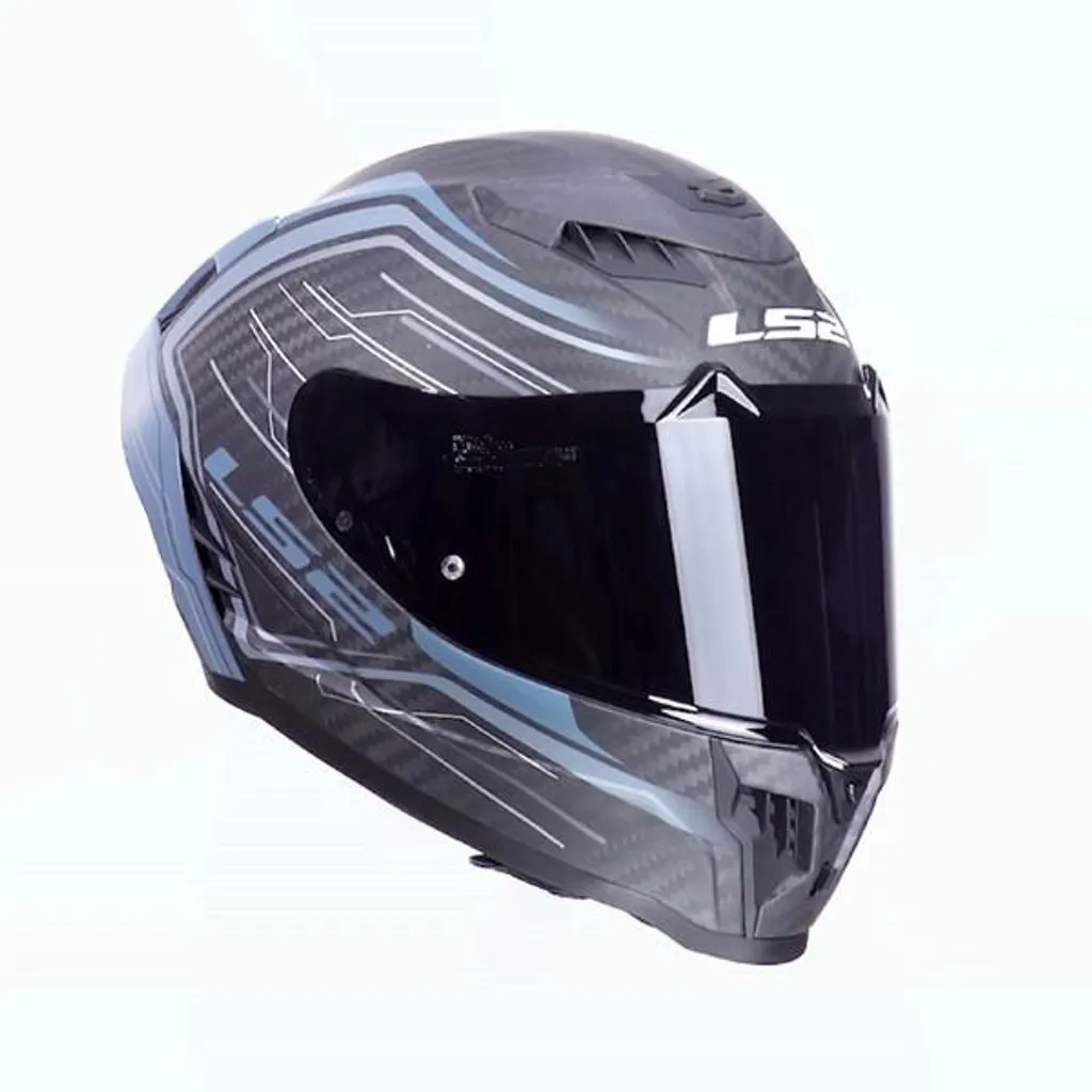 Casque moto intégral LS2 FF807 Dragon Subic - Intégral Noir Mat en L