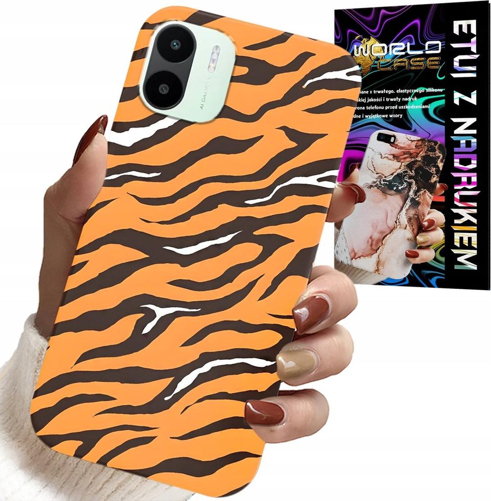 Hülle Für Xiaomi Redmi A2 - Tigerstreifen Rückwand + Folie