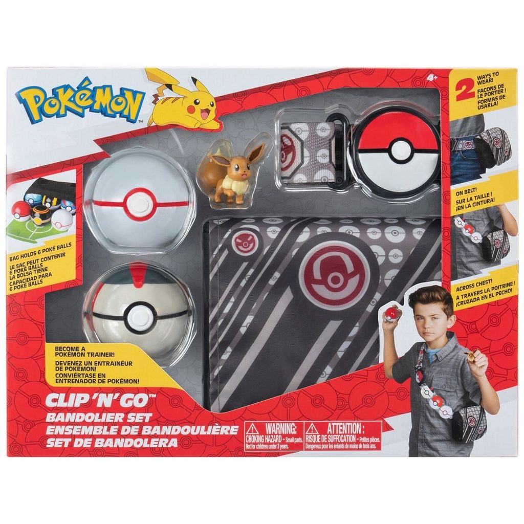 Pokémon Clip n Go - Zestaw trenera z Eevee Zdjęcie produktu 