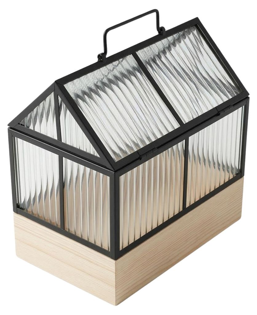 Mini szklarnia z metalową ramą KALA, 30 x 26 x 18 cm Zdjęcie produktu 