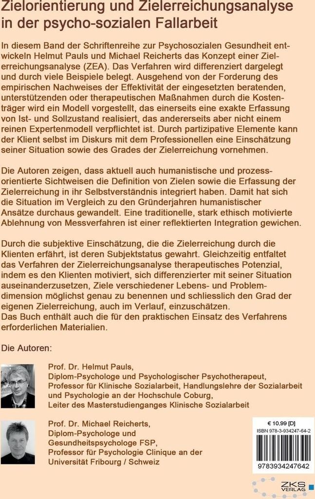 Zielorientierung und Zielerreichungsanalyse in der psycho-sozialen Fallarbeit