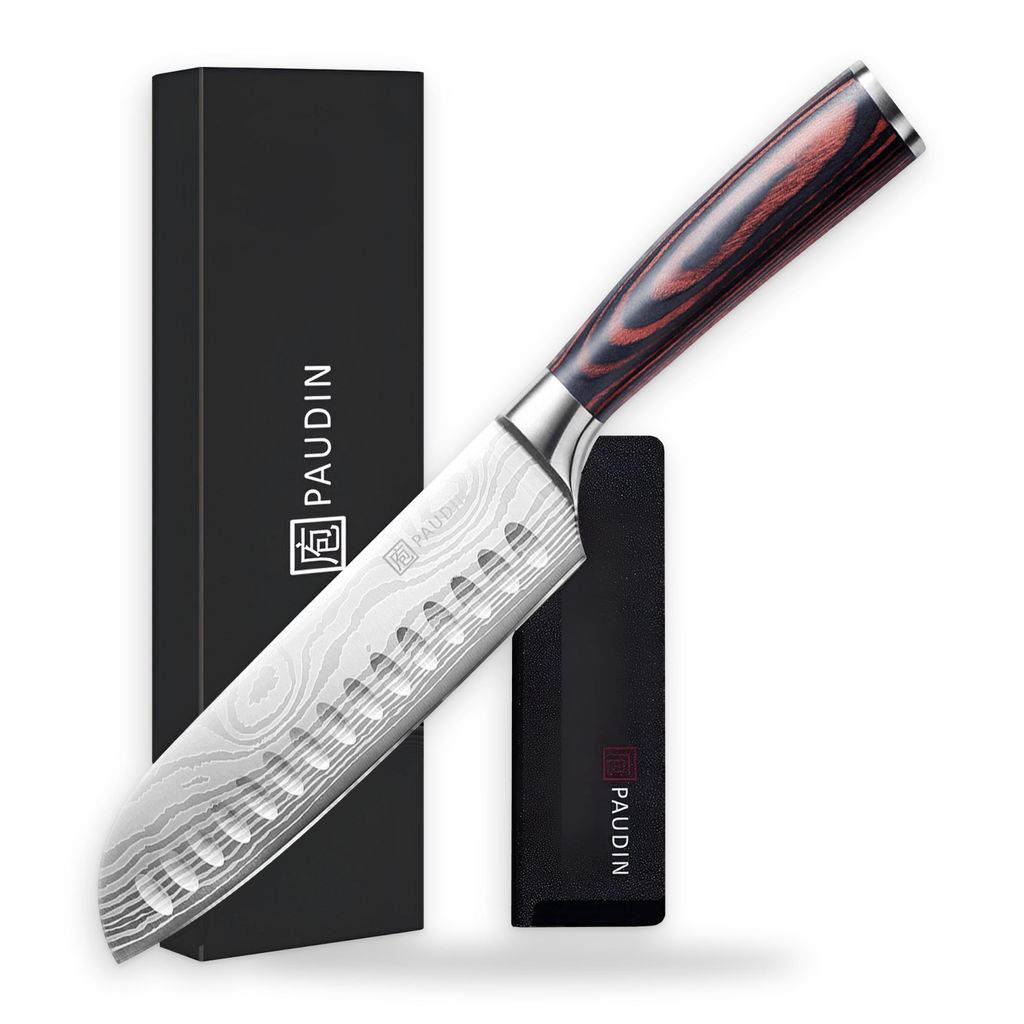 PAUDIN N5 Profi-Santoku-Messer 17,5 cm – Kochmesser Produktbild 