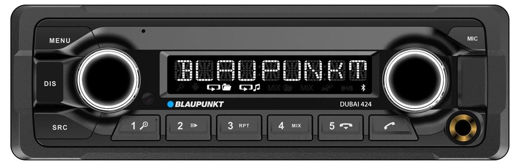 Blaupunkt Dubai 424, autorádio 1-DIN, 24V, FM/Bluetooth Obrázek produktu 