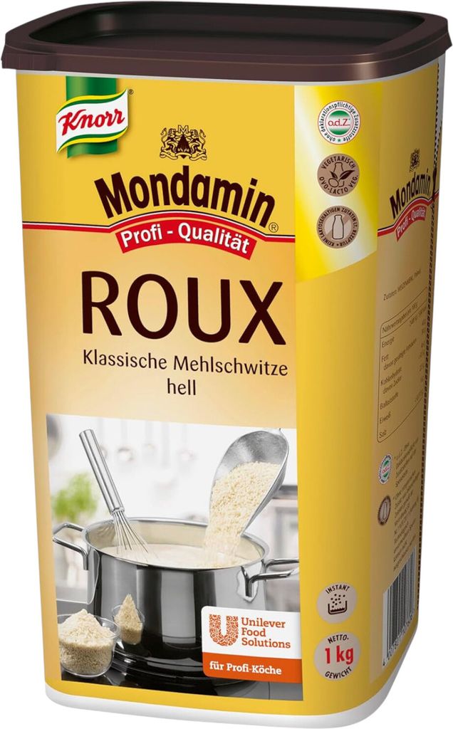 Mondamin Roux klasyczna zasmażka jasna profesjonalna jakość Zdjęcie produktu 