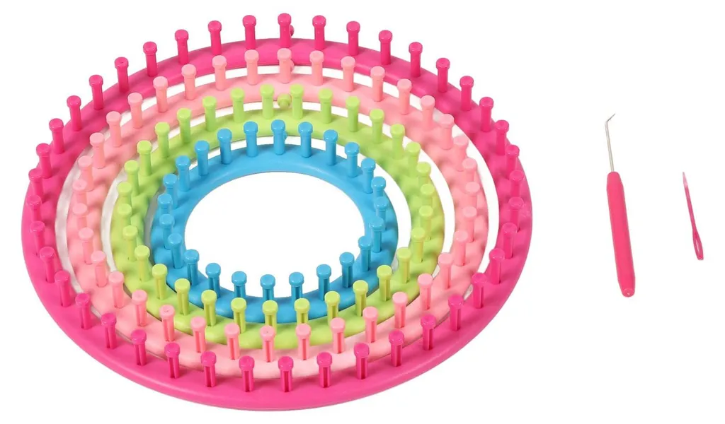 Kit tricotage circulaire polyvalent en résine légère pour loisirs créatifs