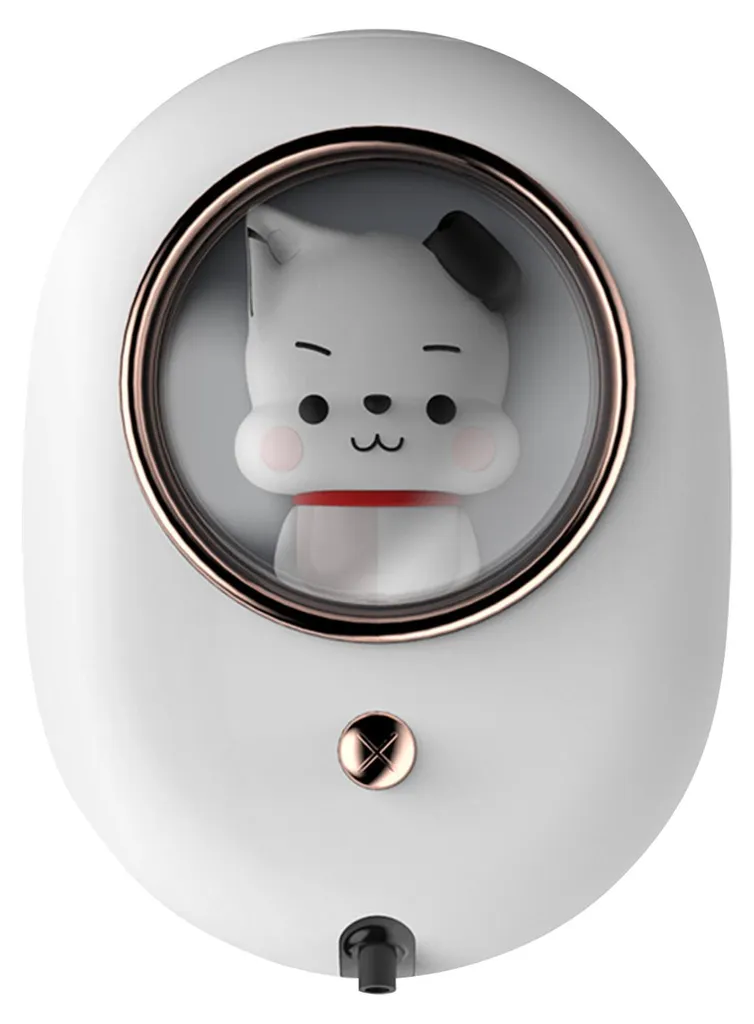 Distributeur automatique de savon mousse mural design capsule spatiale