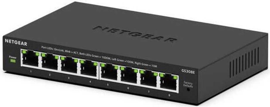 NETGEAR GS308E, Riadený, L2/L3, Gigabit Ethernet Obrázok produktu 