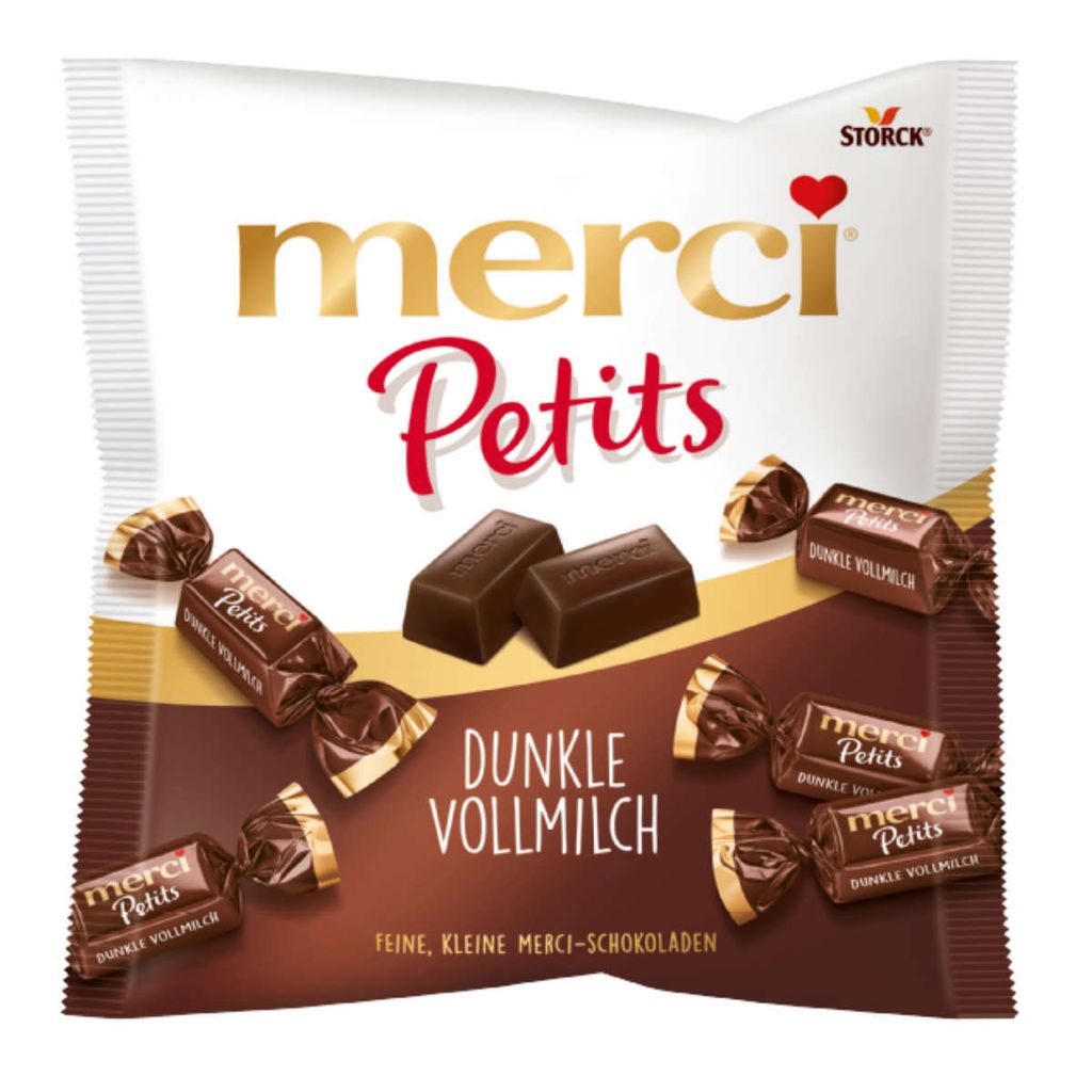 Merci Petits Dark Milk čokolády balené jednotlivo 125g Obrázok produktu 