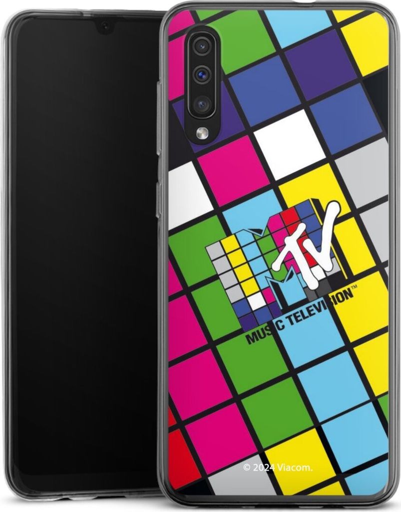 DeinDesign Handyhülle für Samsung Galaxy A30s Silikon Hülle Case Smartphone Schutzhülle Fanartikel Offizielles Lizenzprodukt MTV Music Televison