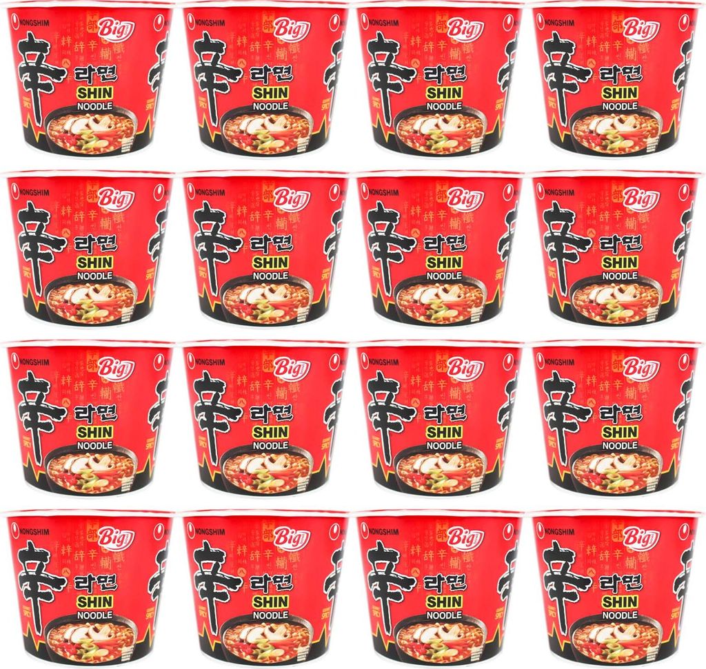 Nong Shim Shin Ramyun Cup 16x114g Produktbild 