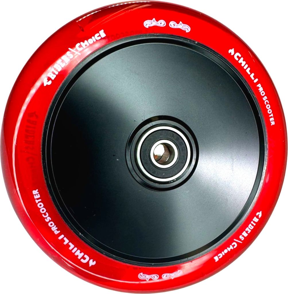 Chilli Pro Stunt-Scooter Riders Choice Rolle 120mm Rot Transparent
