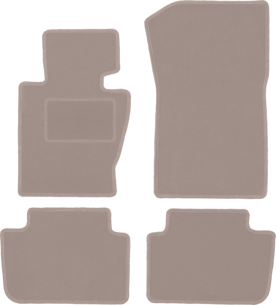 Velours-Autoteppiche für: BMW X3 E83 SUV (2003-2010) Beige