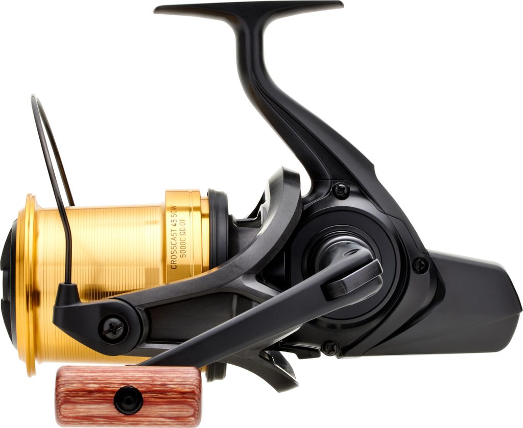 DAIWA Crosscast 45 SCW QD, 5000C, Beidhändig, Grossfisch Angelrolle, Frontbremse, 10250-505