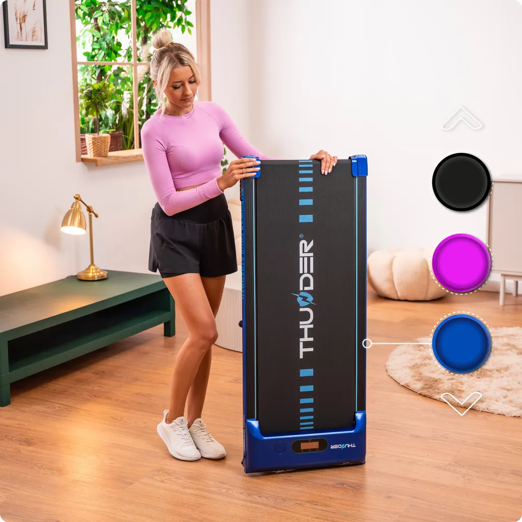 Tapis de course Bluetooth Thunder IDEA-BLUE avec FitShow et écran LED - 9