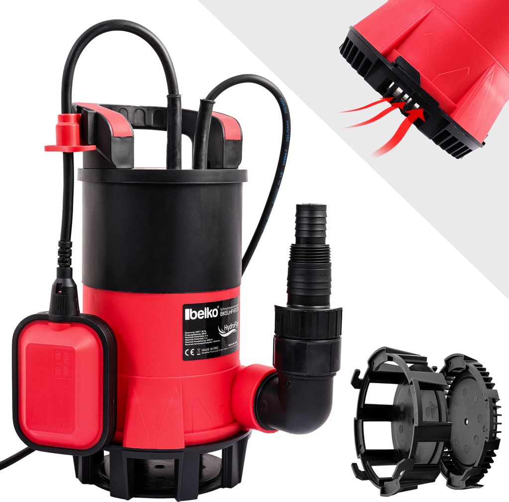 Belko® Schmutzwasserpumpe HydroFlat Vario ECO, 400W 8000 Produktbild 