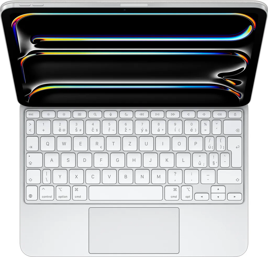 Clavier Magic Keyboard pour iPad Pro 11 (M4) Blanc - Protection Fine