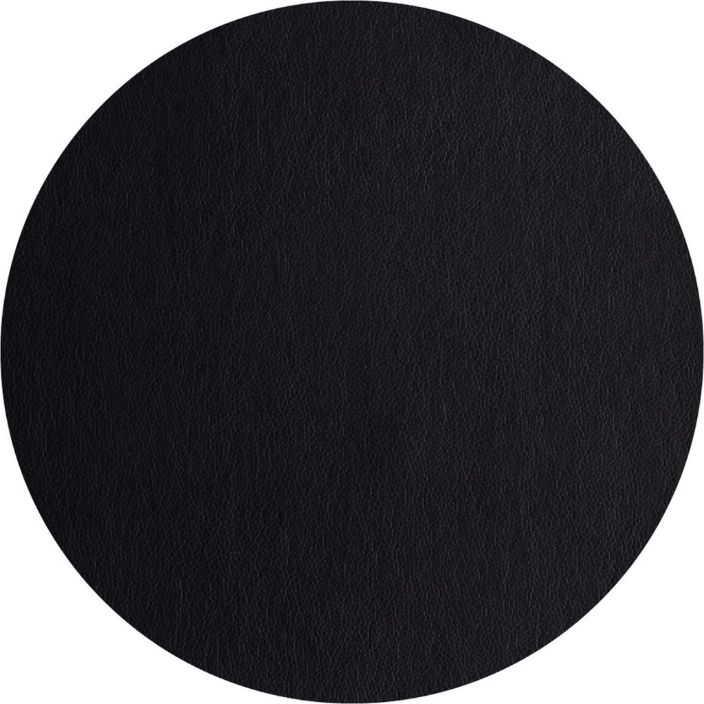 ASA Selection 7855420 Lederoptik Tischset rund, Ø 38 cm, Lederoptik, Polychlorid, schwarz