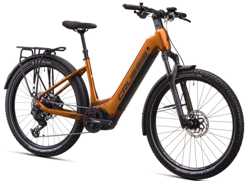 27,5 Zoll E-City E-Bike Elektrofahrrad Crussis 2026 Modelle-Country 10.11-(715Wh) 19,88Wh 95Nm Rahmenhöhe 17"(42,3 cm) Gold