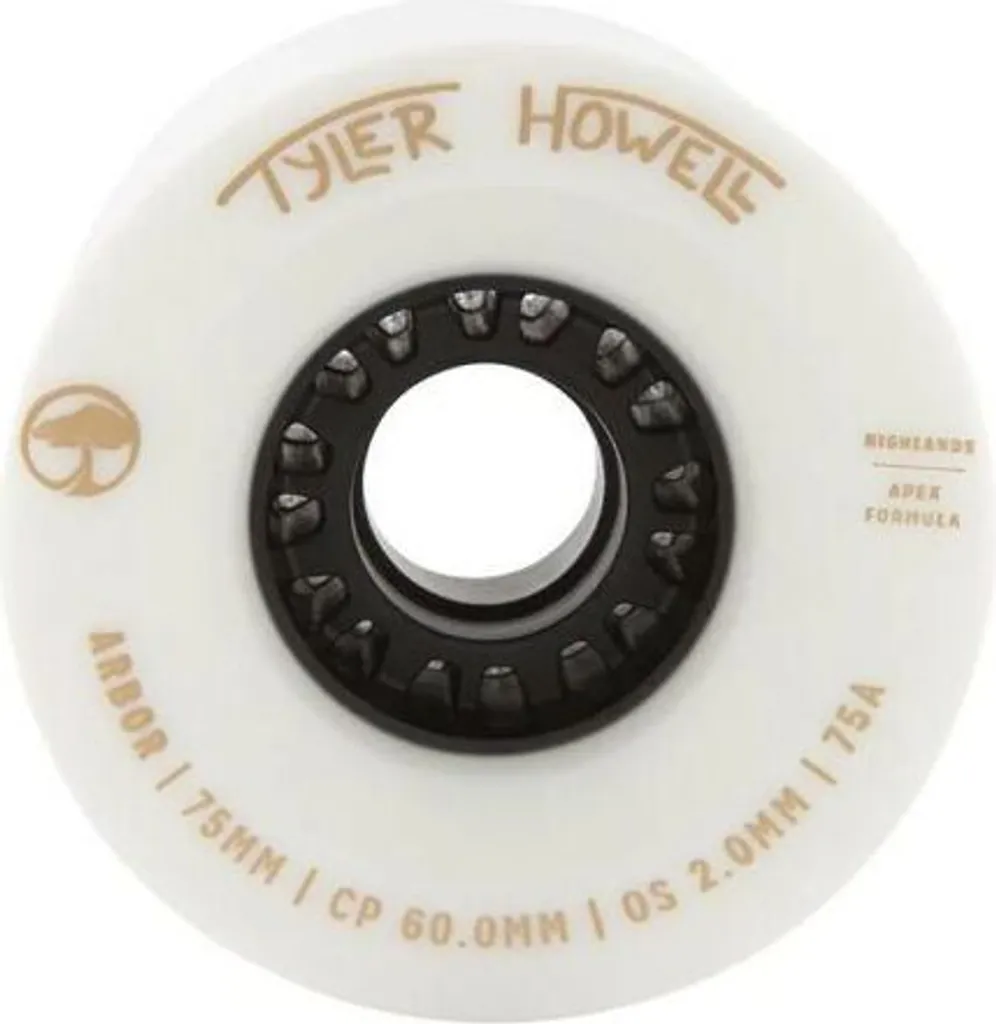 Roues de Skateboard Arbor Highlands 75mm 75a - Équipement Longboard Pro