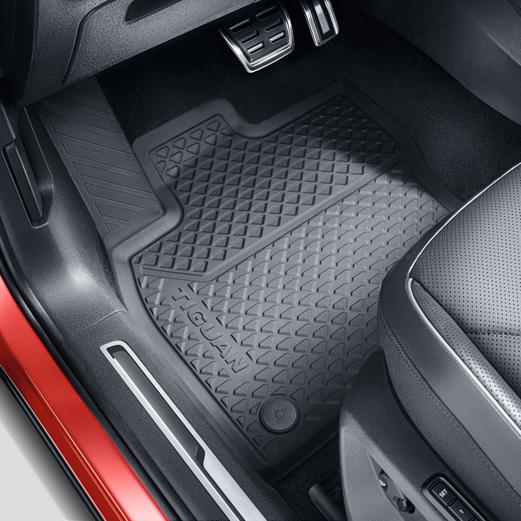 Fußmatten für VW Touran 2 Bj. 2015- Premium Automatten Robust 4-teilig  Steppnaht
