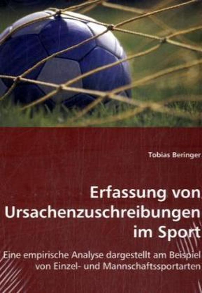 Erfassung von Ursachenzuschreibungen im Sport