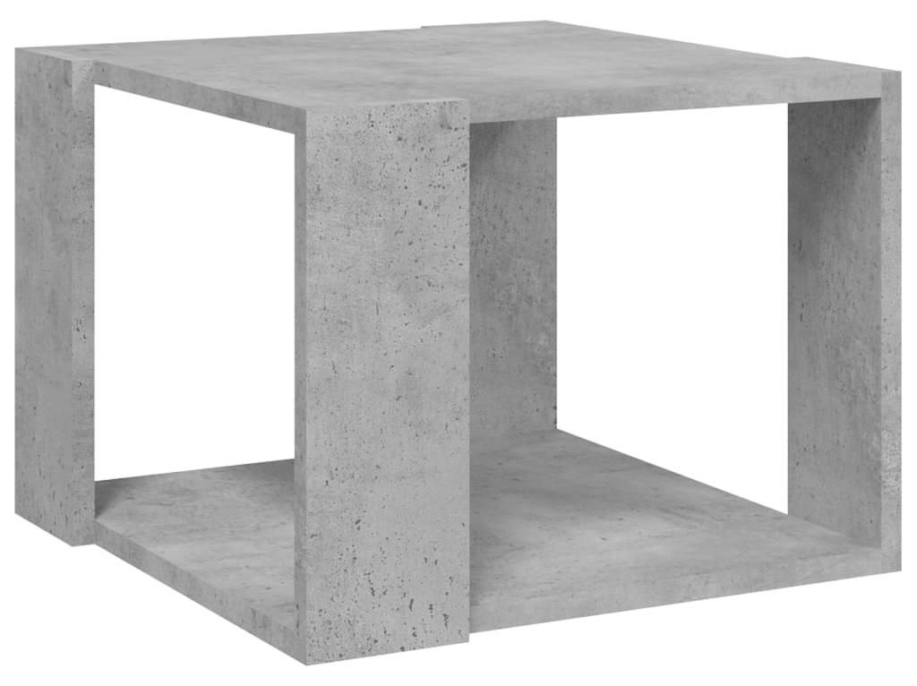 vidaXL Konferenčný stolík Concrete Grey 40x40x30 cm Drevo Obrázok produktu 