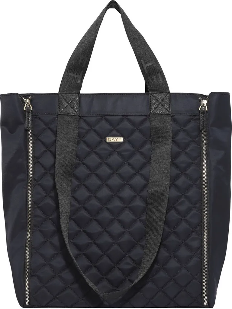 Sac à épaule chic en similicuir noir, le grand sac à main tendance