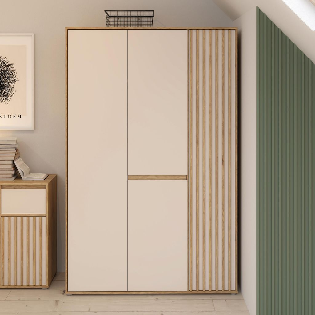 Forte ELISTON Kleiderschrank 120 130, moderner Produktbild 