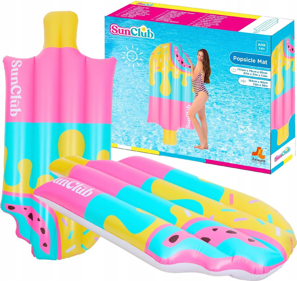 Aufblasbare Matratze zum Schwimmen, Strand, über dem Wasser, für den Pool, Eis, großen Ponton
