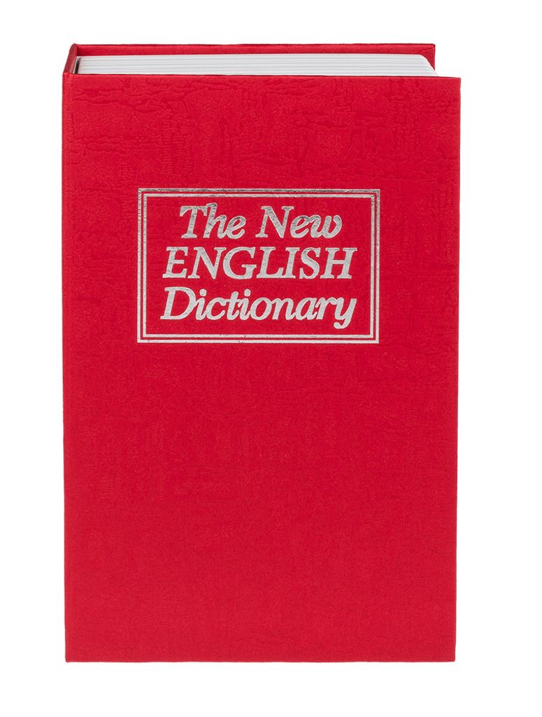 Red safe in book form - Dizionario inglese Immagine del prodotto 