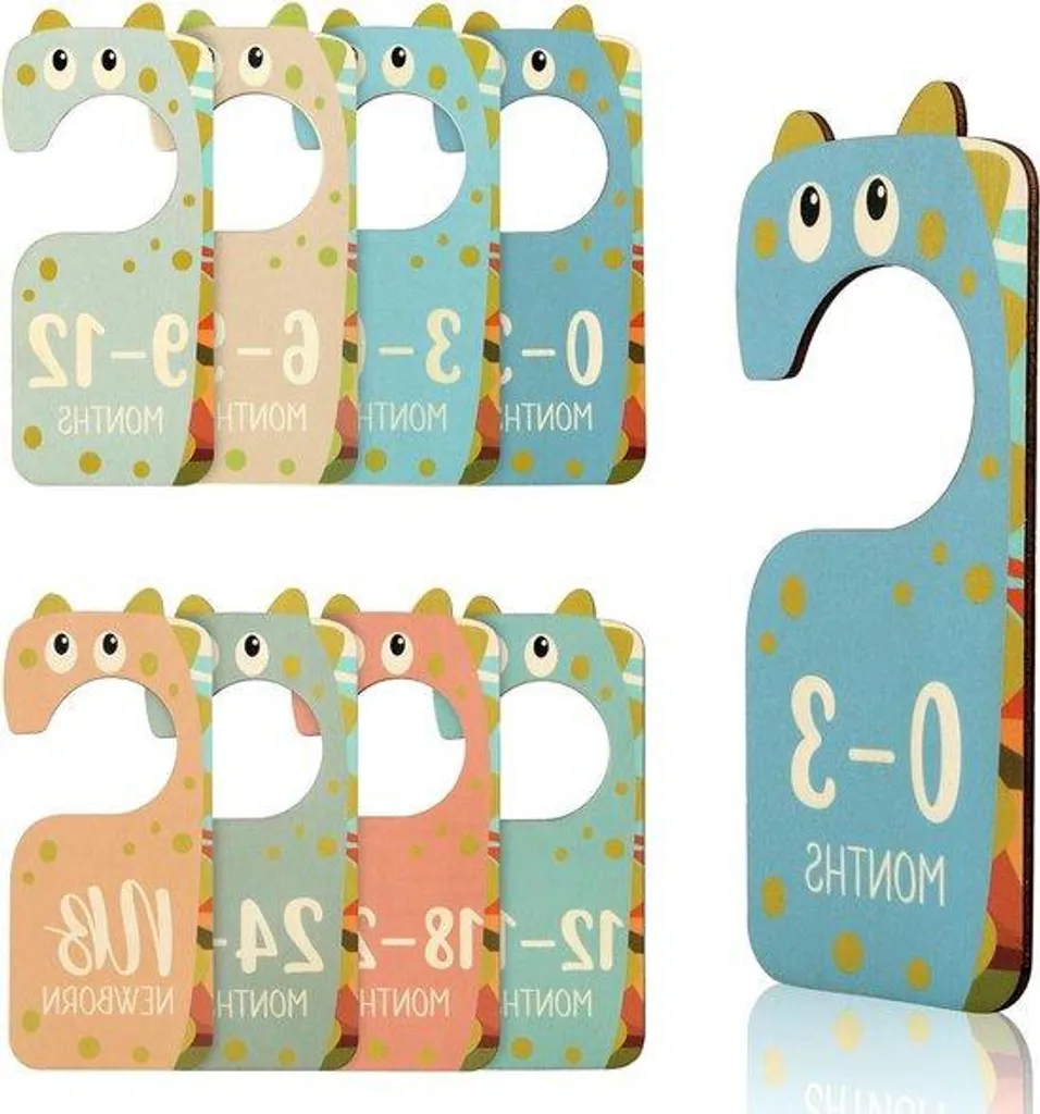 Organisateur de Placard Bébé : Triez les Habits par Taille avec ce Set 8
